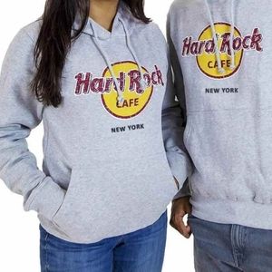 Unisex Classic Logo Pullover Hoodie Grey